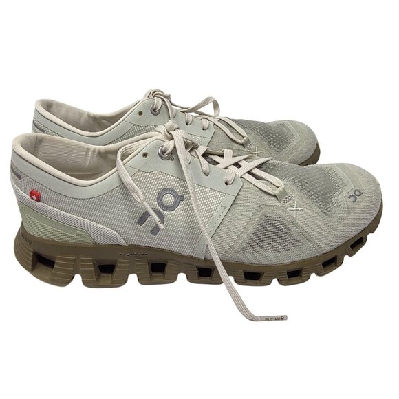 On Cloud Womens CloudTec Running Shoes US 9 EU 40.5 Beige & Olive Mesh - Picture 3 of 9